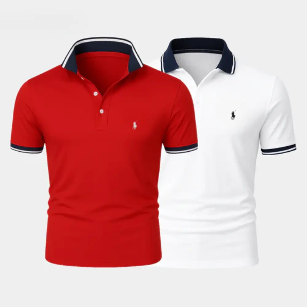 Classic Cotton Polo Shirt Set (Buy 1 Get 1) – Limited Edition
