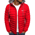 Men’s Hooded Puffer Jacket – Lightweight Insulated Zip Coat