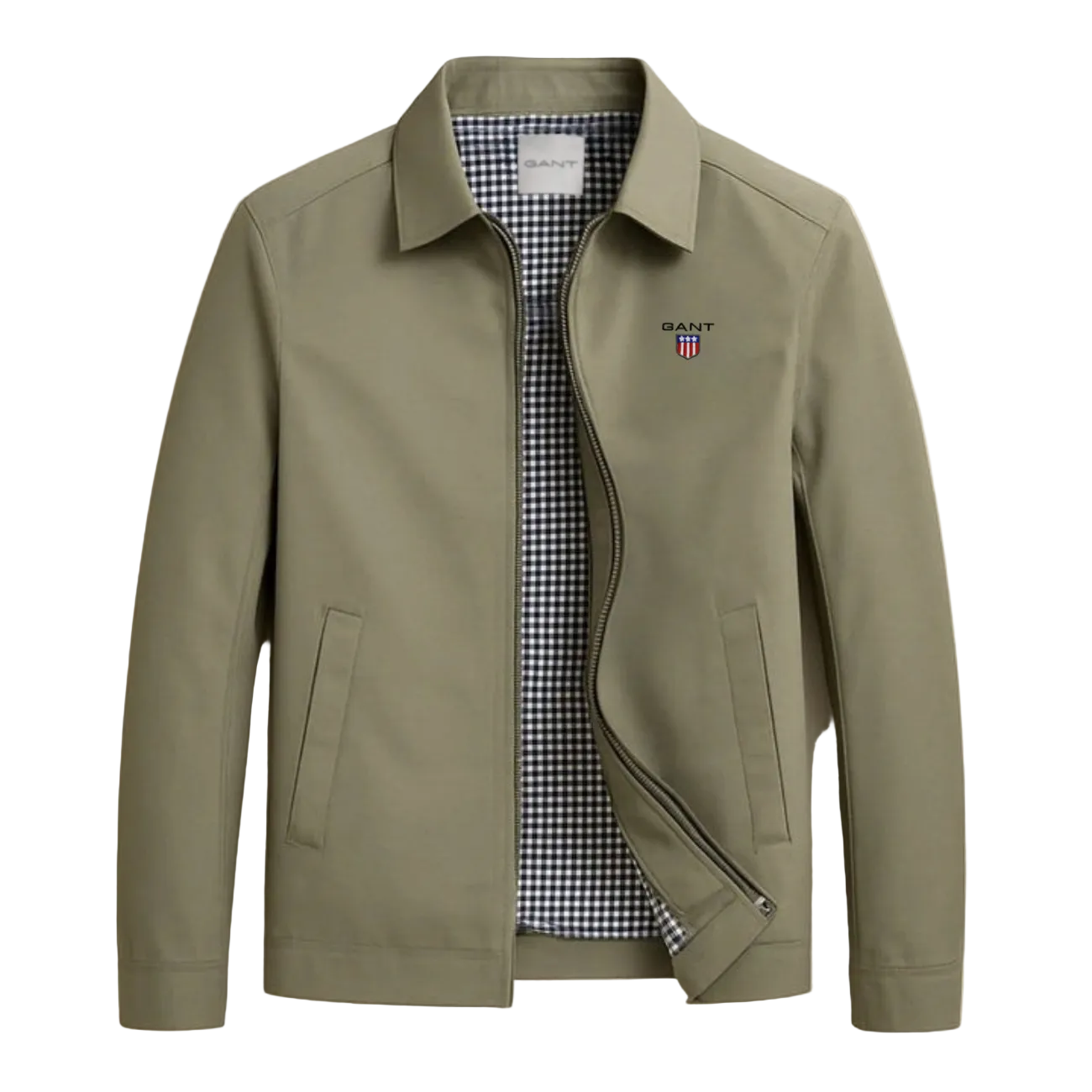 Men’s Lightweight Zip Jacket – Smart Casual Slim Fit Coat