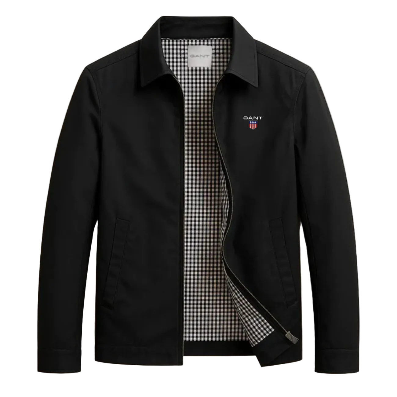 Men’s Lightweight Zip Jacket – Smart Casual Slim Fit Coat