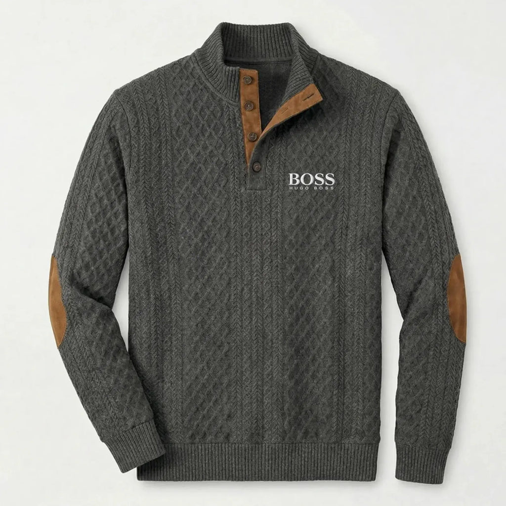 Classic High Collar Knit Pullover – Limited Edition