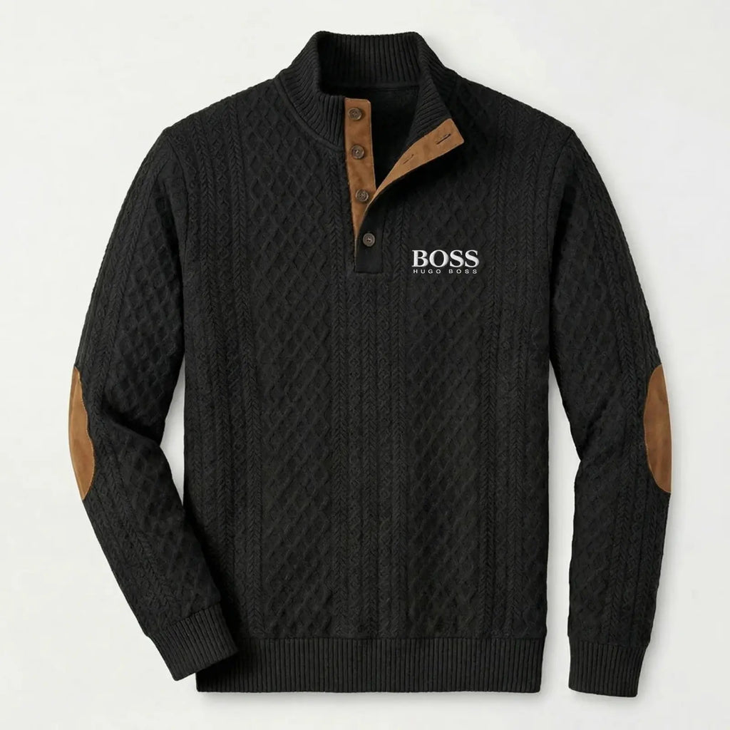 Classic High Collar Knit Pullover – Limited Edition