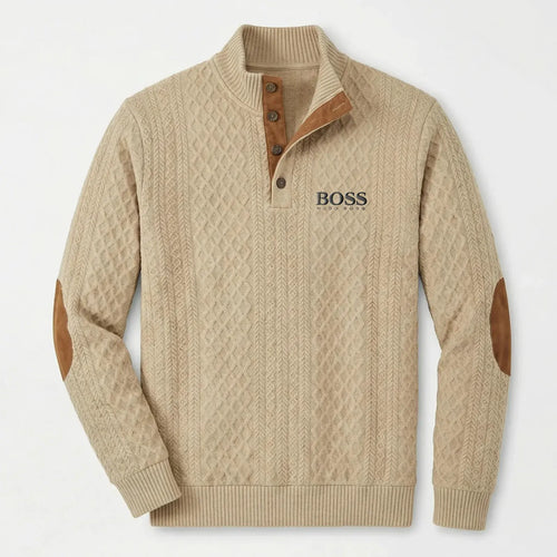 Classic High Collar Knit Pullover – Limited Edition