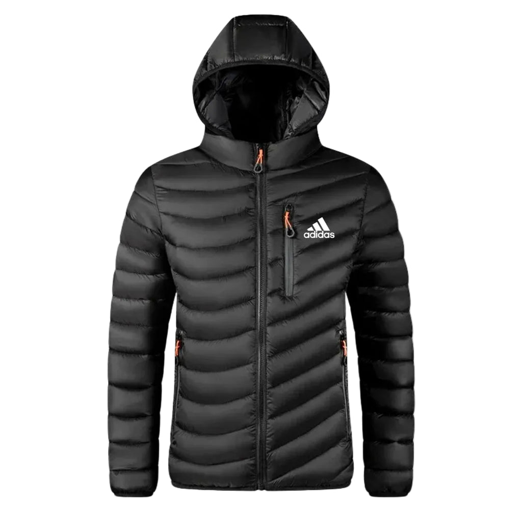 Men’s Hooded Puffer Jacket – Lightweight Insulated Winter Coat