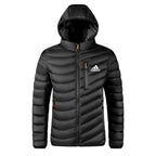 Men’s Hooded Puffer Jacket – Lightweight Insulated Winter Coat