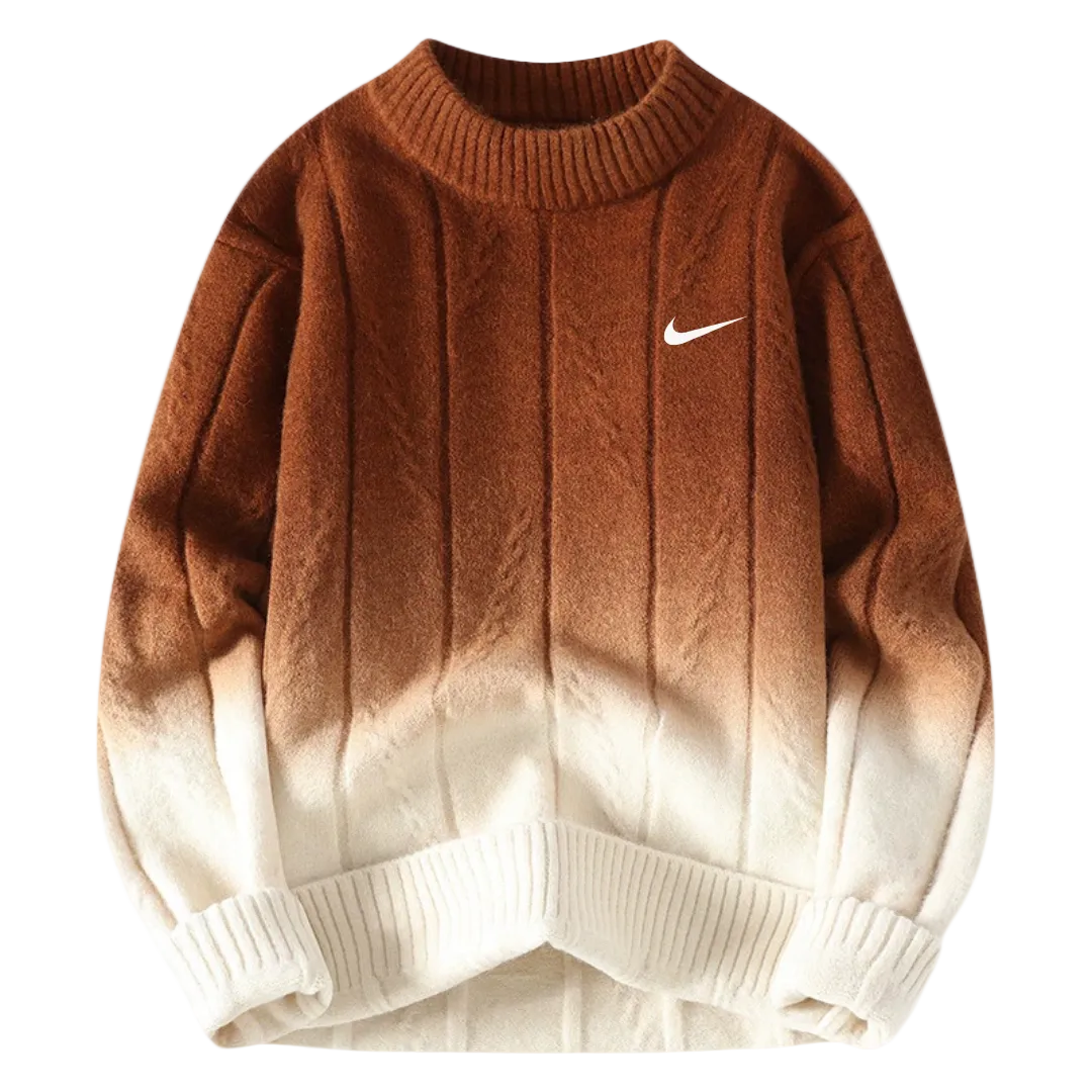 Men’s Gradient Knit Statement Sweater