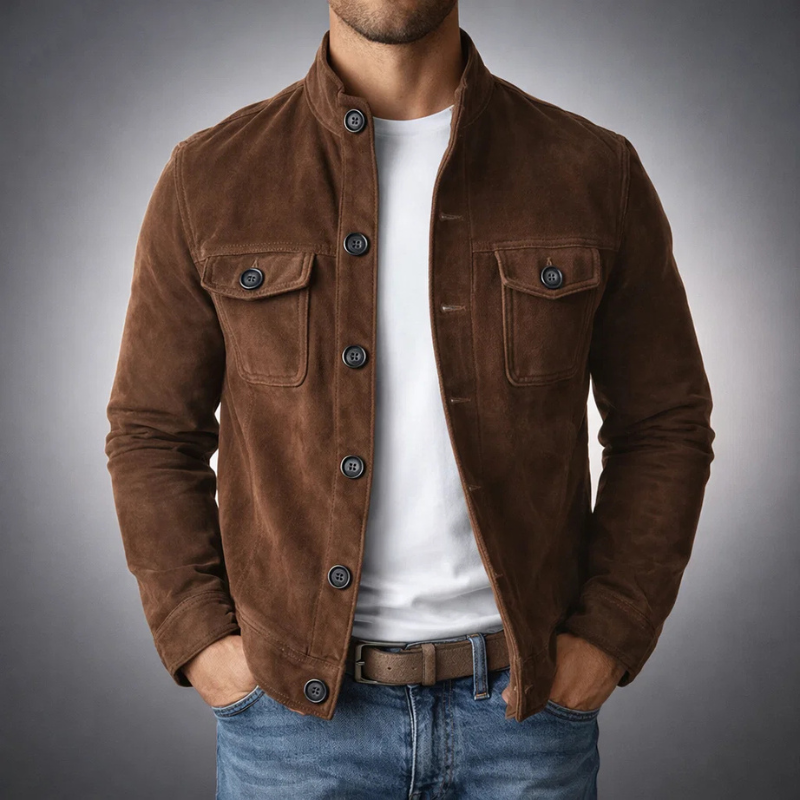 Luxury Suede Shirt Jacket – Limited Edition