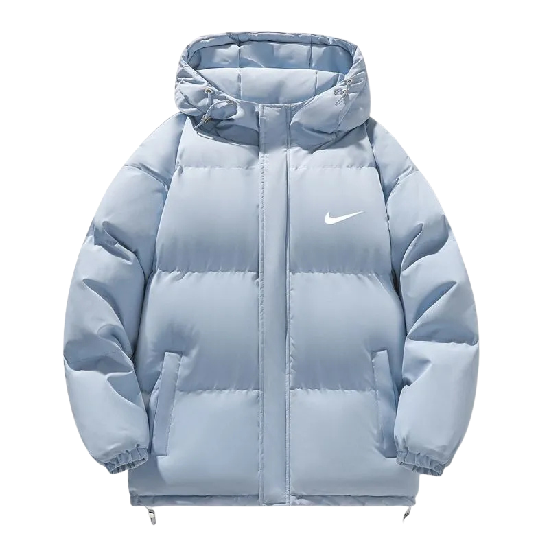 Men’s  Hooded Puffer Jacket – Thick Insulated Winter Coat