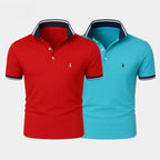 Classic Cotton Polo Shirt Set (Buy 1 Get 1) – Limited Edition