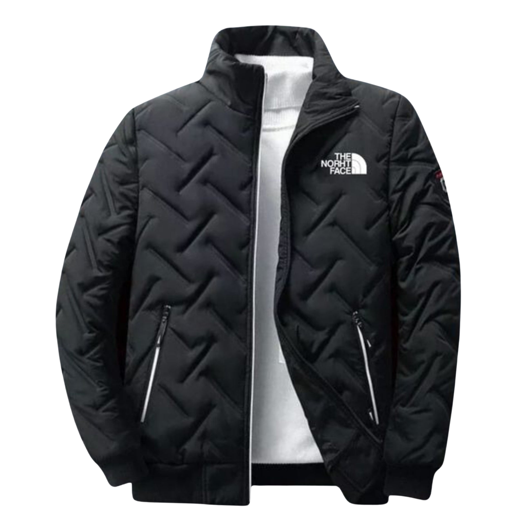 Men’s Quilted Zip Jacket – Lightweight Insulated Winter Coat
