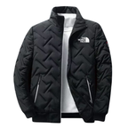 Men’s Quilted Zip Jacket – Lightweight Insulated Winter Coat