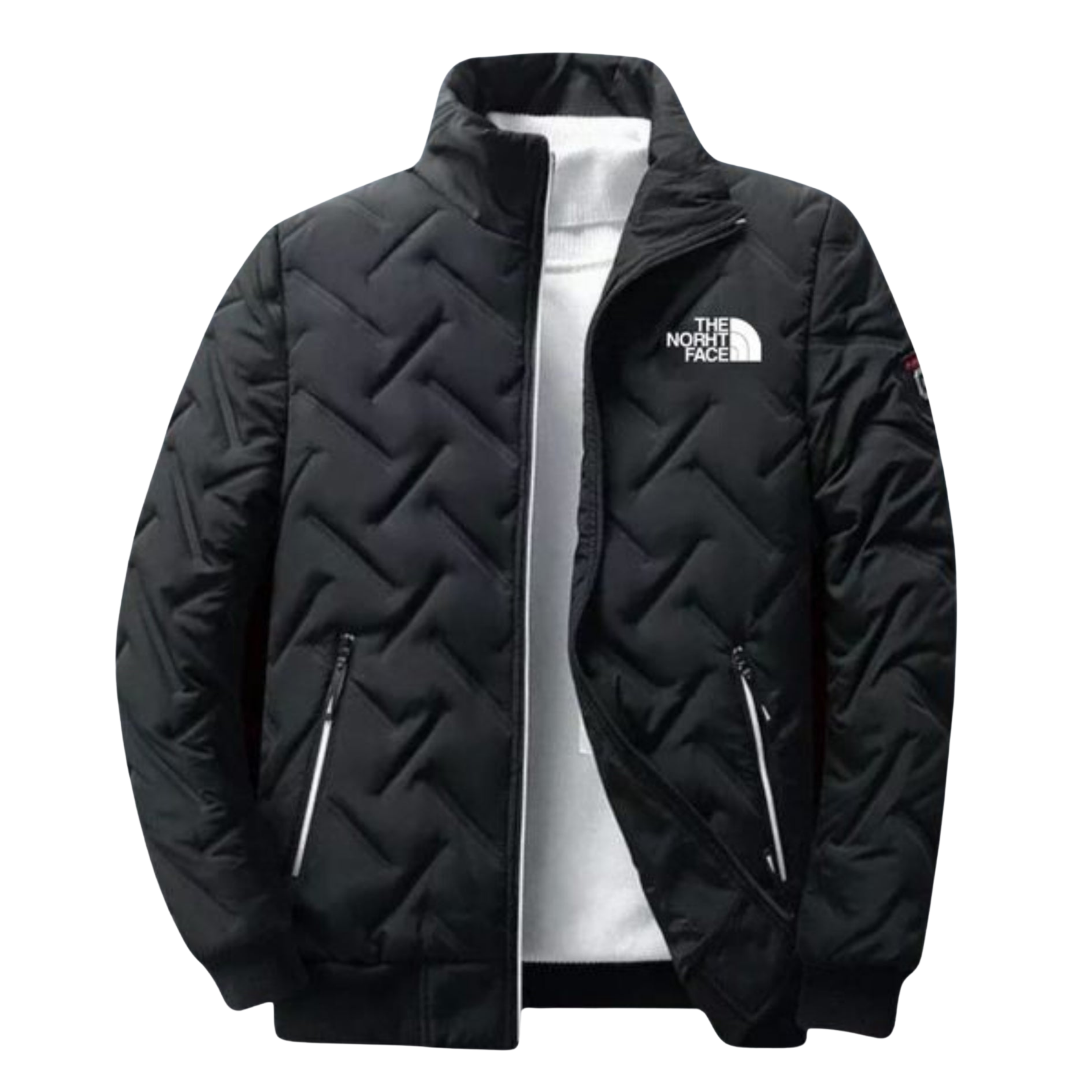 Men’s Quilted Zip Jacket – Lightweight Insulated Winter Coat