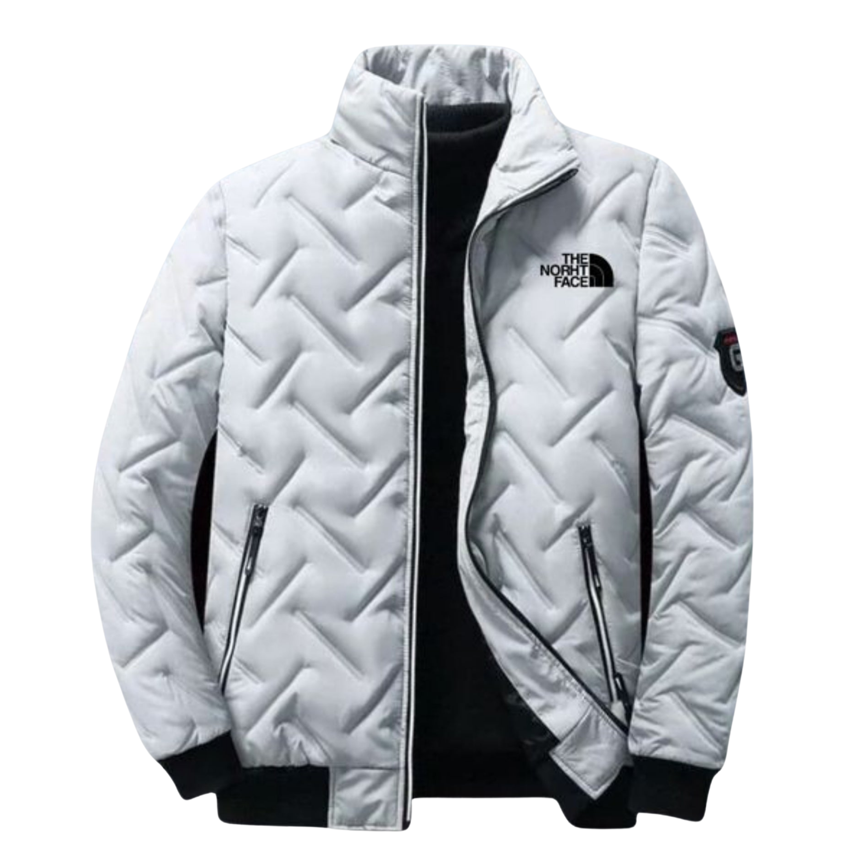 Men’s Quilted Zip Jacket – Lightweight Insulated Winter Coat