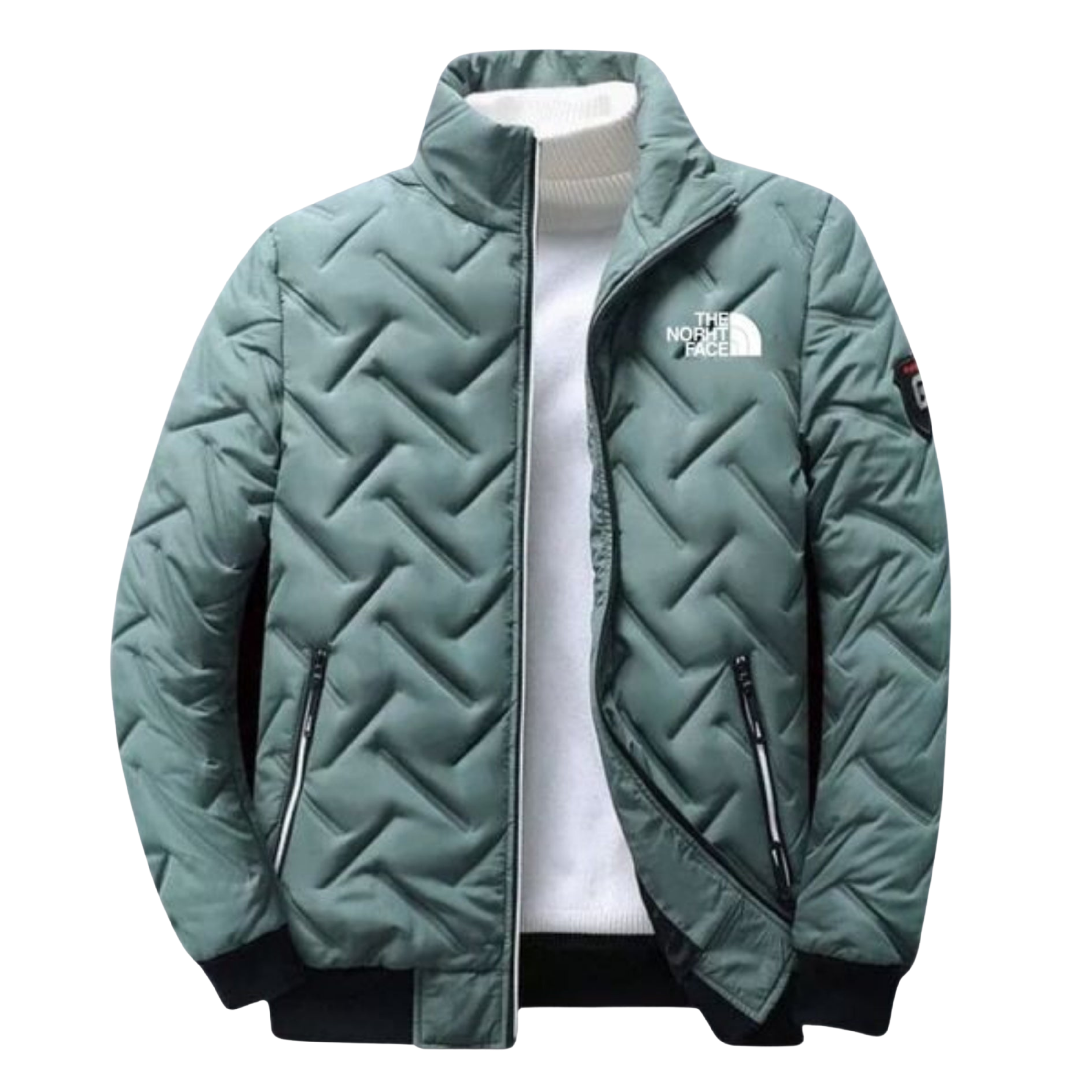 Men’s Quilted Zip Jacket – Lightweight Insulated Winter Coat