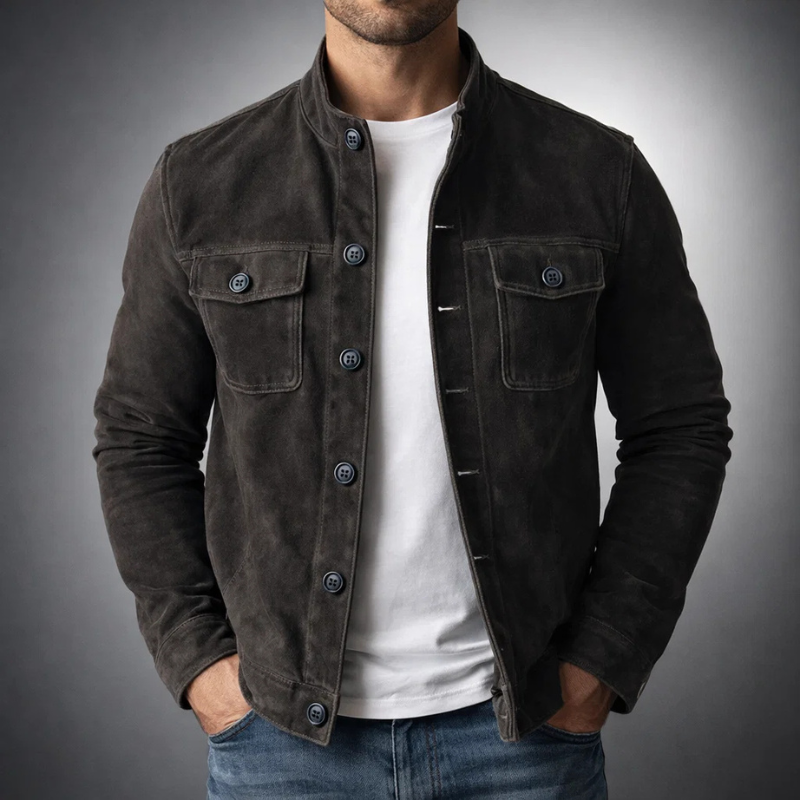 Luxury Suede Shirt Jacket – Limited Edition