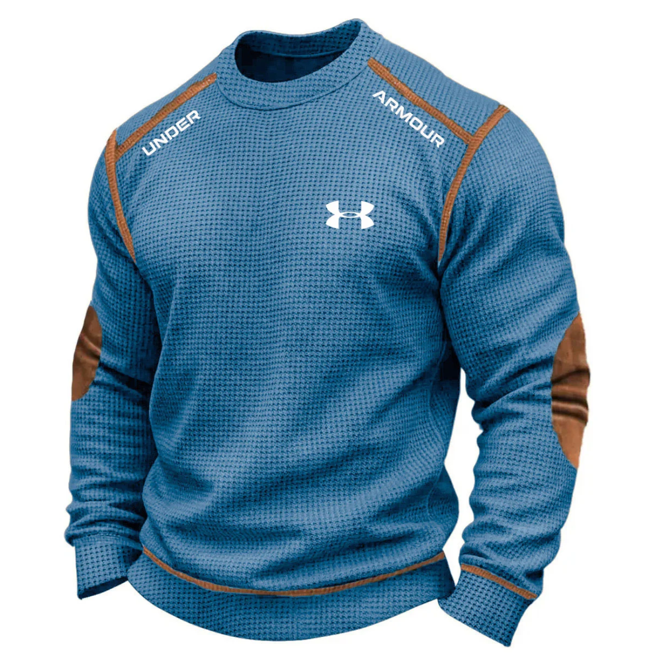 Men’s Performance Knit Sweater – Textured Athletic Long Sleeve Pullover
