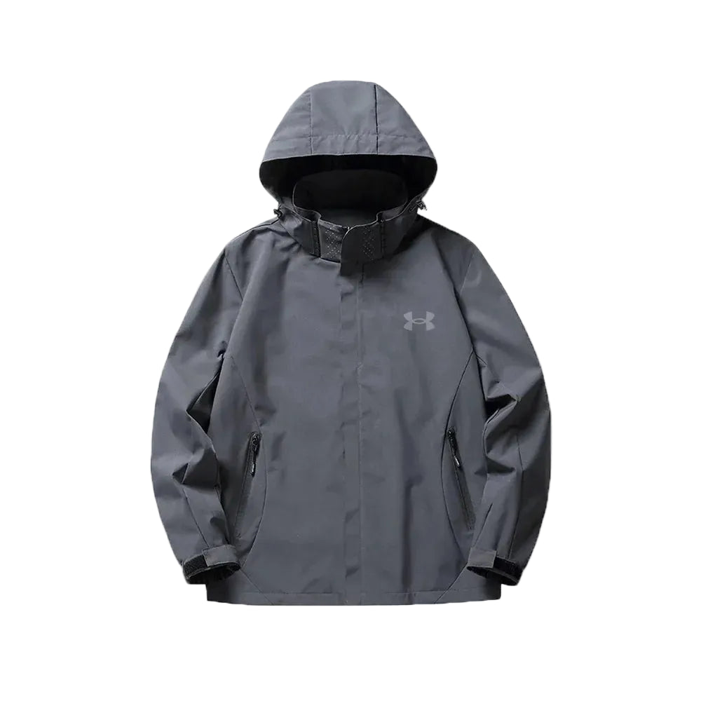 Men’s Hooded Windbreaker Jacket – Waterproof Lightweight Coat
