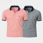 Classic Cotton Polo Shirt Set (Buy 1 Get 1) – Limited Edition