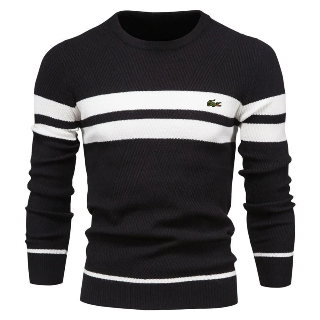 Classic Colorblock Striped Knit Sweater – Limited Edition