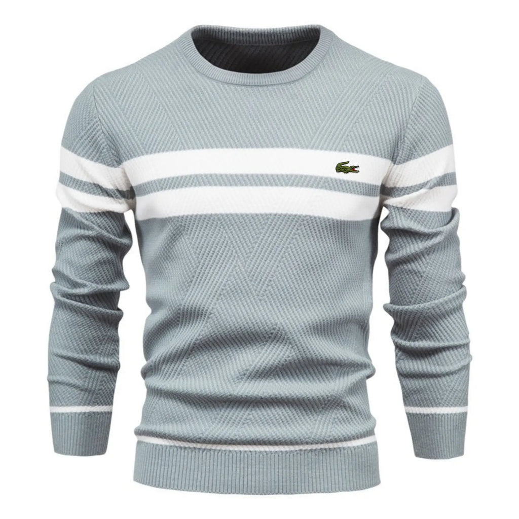 Classic Colorblock Striped Knit Sweater – Limited Edition