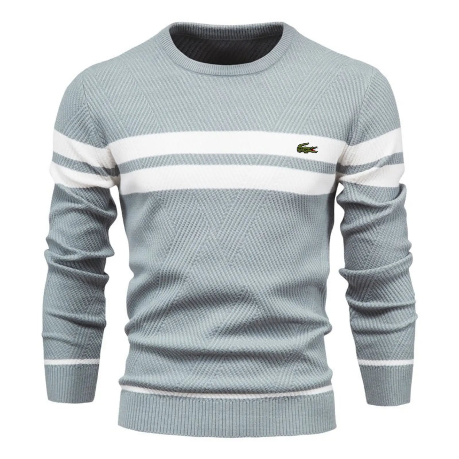 Classic Colorblock Striped Knit Sweater – Limited Edition