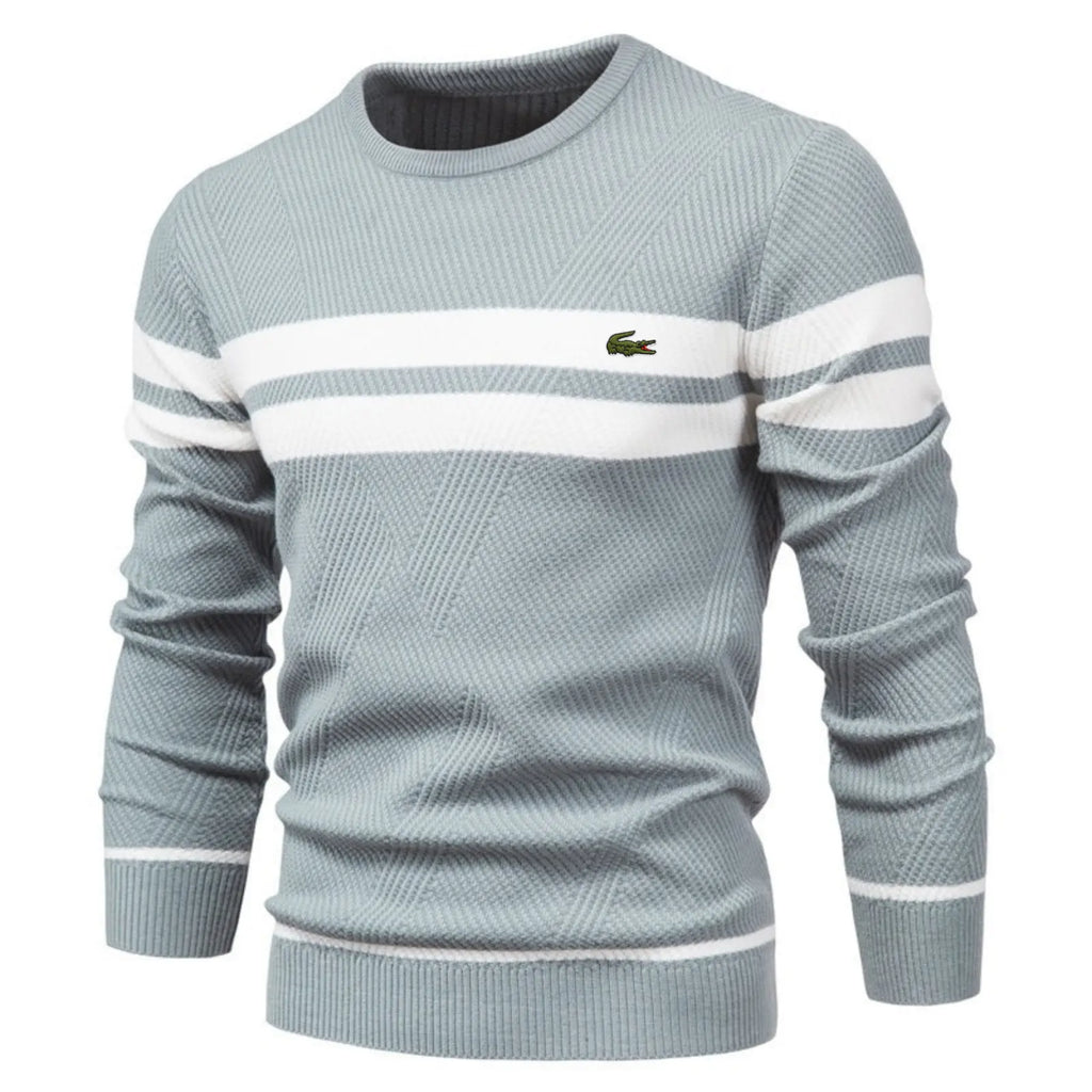 Classic Colorblock Striped Knit Sweater – Limited Edition