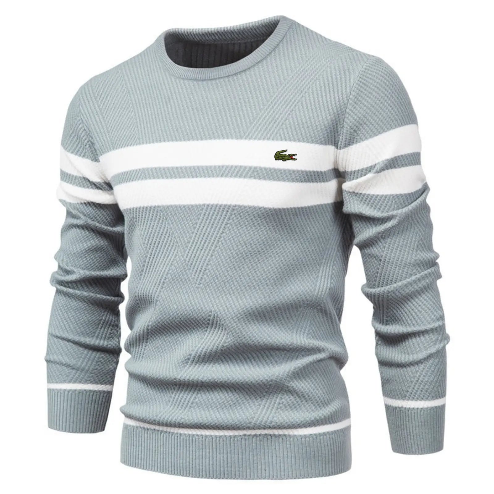 Classic Colorblock Striped Knit Sweater – Limited Edition