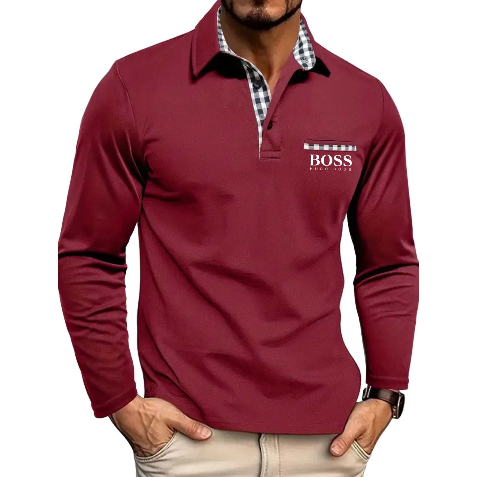 Men's Long Sleeve Polo Shirt - Limited Edition