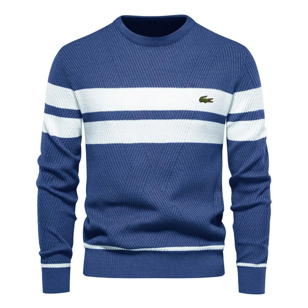 Classic Colorblock Striped Knit Sweater – Limited Edition