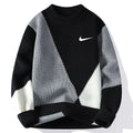 Men's New Trendy Color-Blocked Warm Sweater