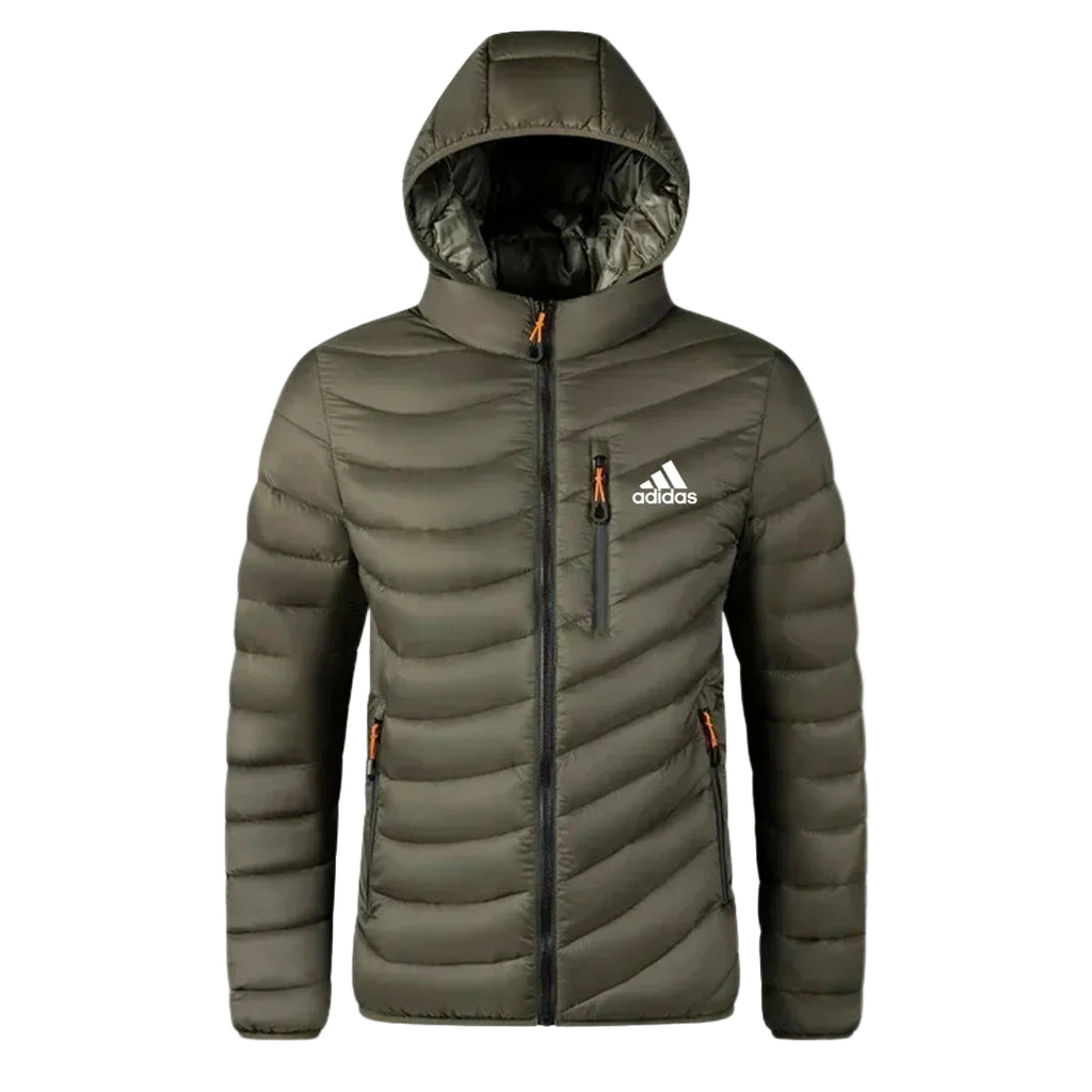 Men’s Hooded Puffer Jacket – Lightweight Insulated Winter Coat
