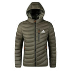 Men’s Hooded Puffer Jacket – Lightweight Insulated Winter Coat
