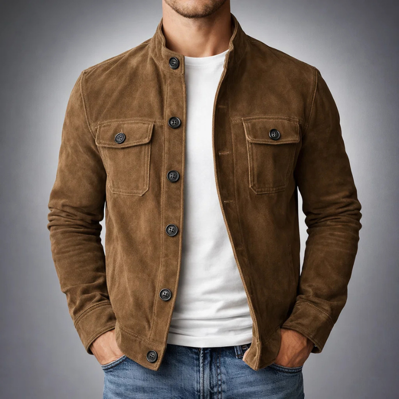 Luxury Suede Shirt Jacket – Limited Edition