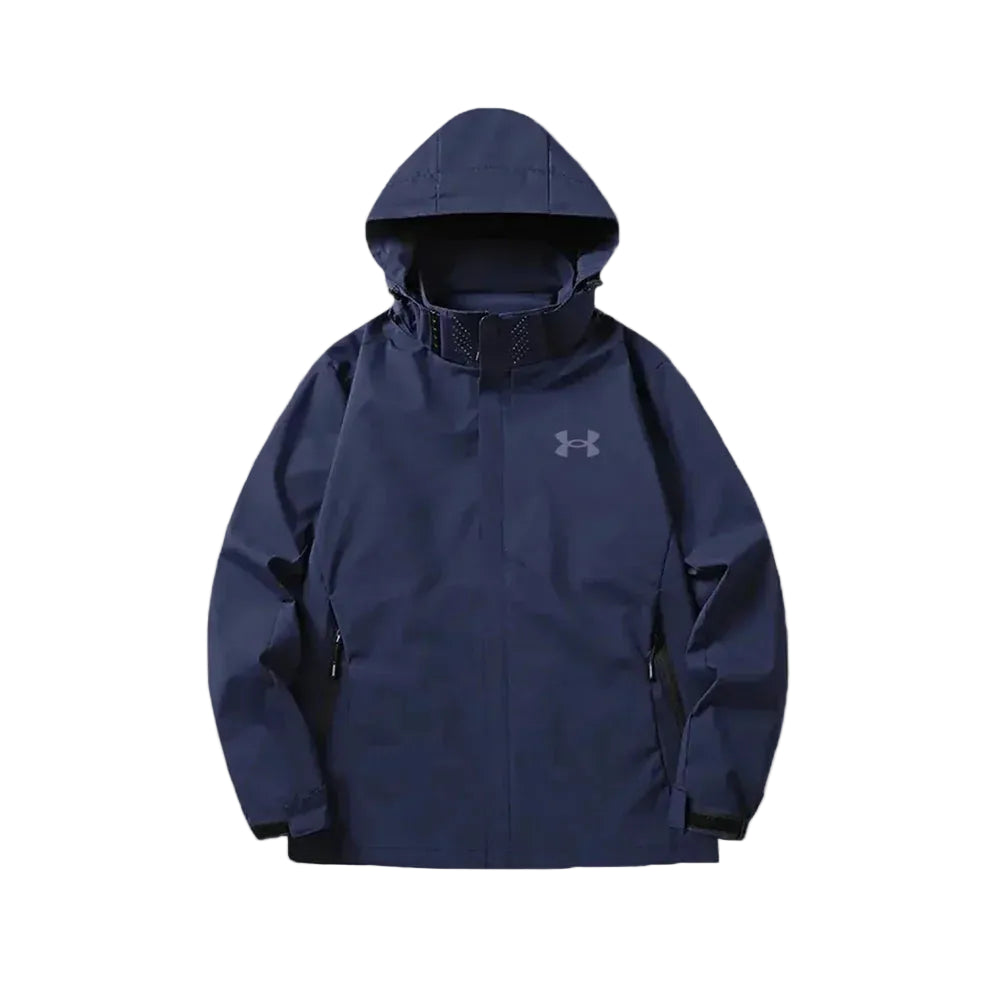 Men’s Hooded Windbreaker Jacket – Waterproof Lightweight Coat