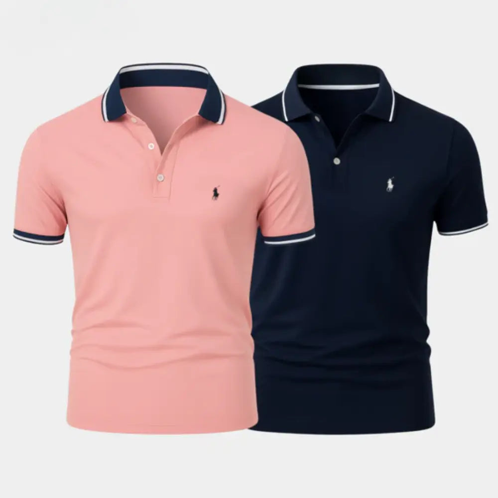 Classic Cotton Polo Shirt Set (Buy 1 Get 1) – Limited Edition