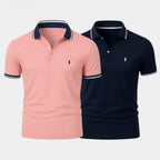 Classic Cotton Polo Shirt Set (Buy 1 Get 1) – Limited Edition