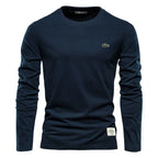 Essential Cotton Long Sleeve Crew Neck Shirt – Limited Edition
