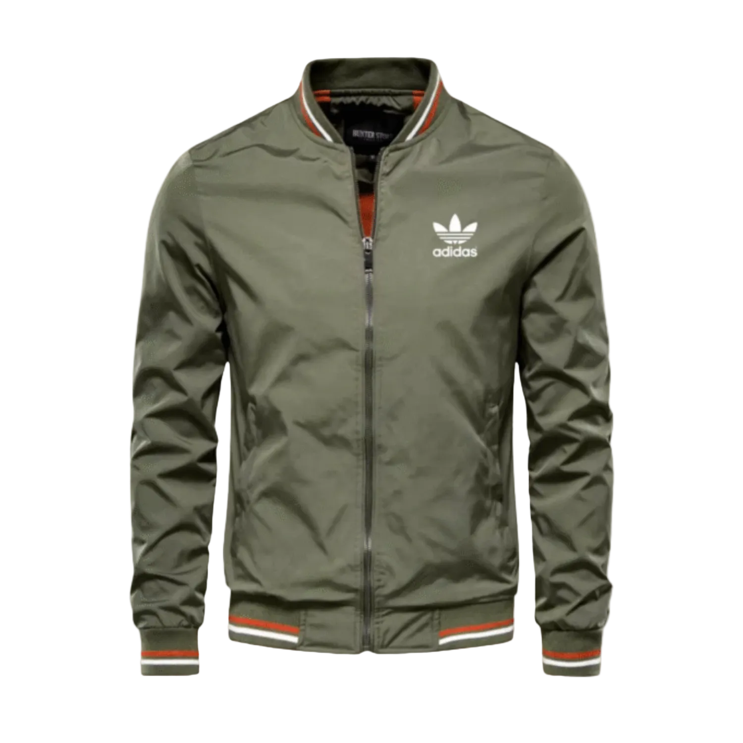 Men’s Varsity Zip Jacket – Slim Fit Lightweight Bomber