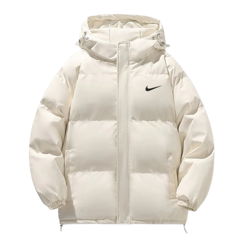 Men’s  Hooded Puffer Jacket – Thick Insulated Winter Coat