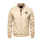 Men’s Varsity Zip Jacket – Slim Fit Lightweight Bomber