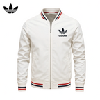 Men’s Varsity Zip Jacket – Slim Fit Lightweight Bomber