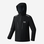 Men’s Hooded Performance Jacket – Waterproof Zip Windbreaker