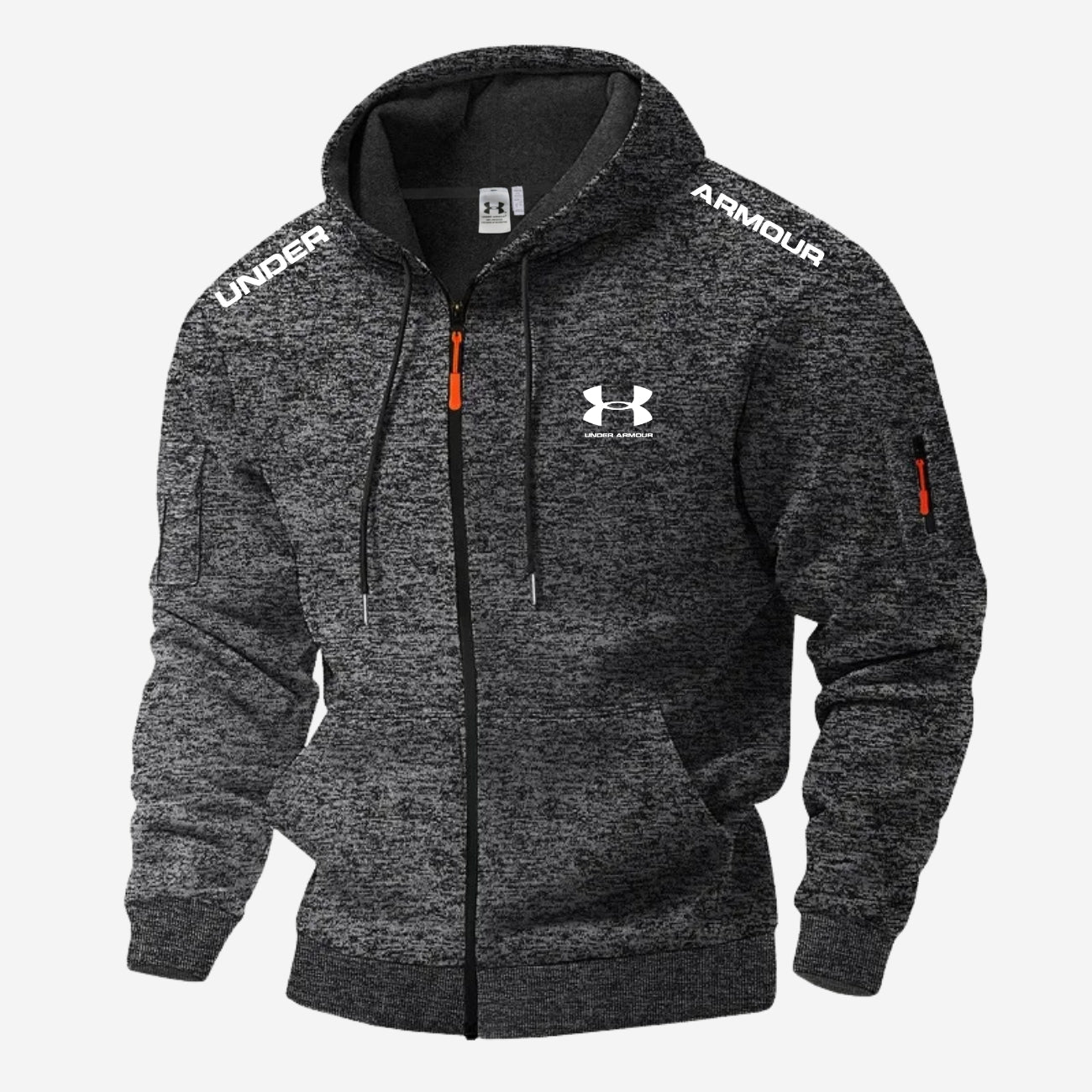 Men’s Athletic Zip Hoodie – Slim Fit Performance Sweat Jacket