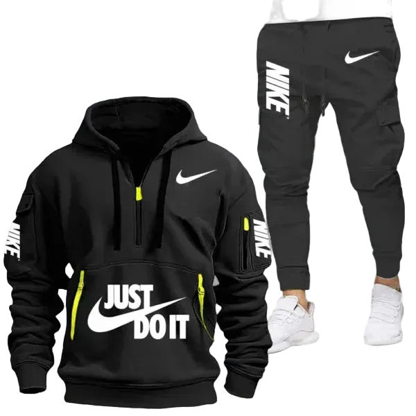 Men’s Graphic Tracksuit – Statement Hoodie & Tapered Jogger Set