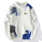 Men's Stylish And Handsome Round Neck Sweater