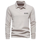 Classic Cotton Crew Neck Long Sleeve Shirt – Limited Edition