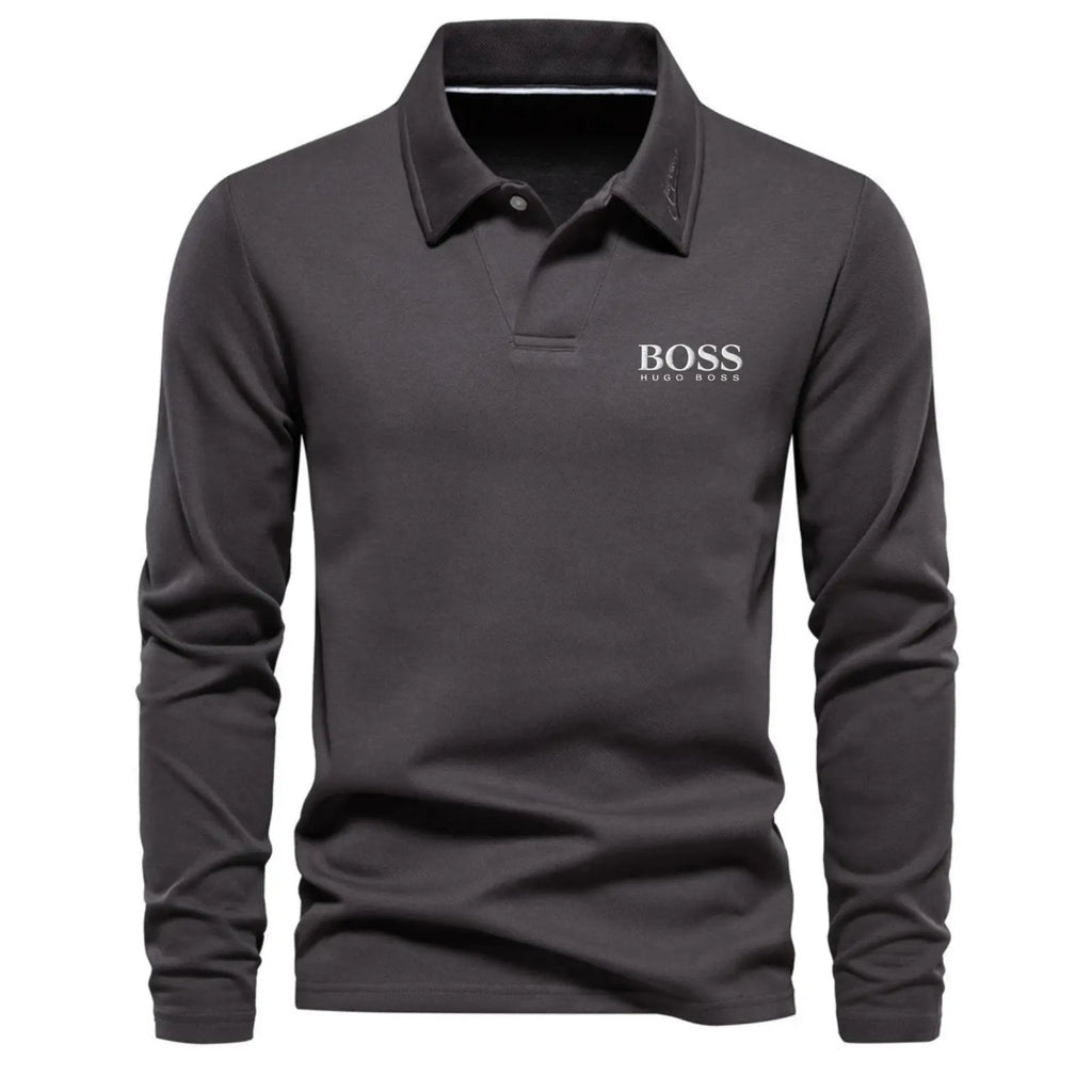 Classic Cotton Crew Neck Long Sleeve Shirt – Limited Edition
