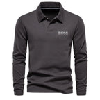 Classic Cotton Crew Neck Long Sleeve Shirt – Limited Edition