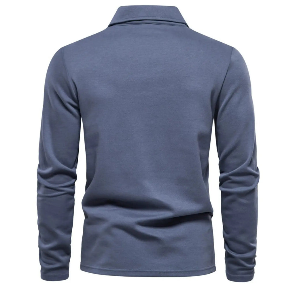 Classic Cotton Crew Neck Long Sleeve Shirt – Limited Edition