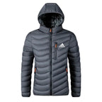 Men’s Hooded Puffer Jacket – Lightweight Insulated Winter Coat
